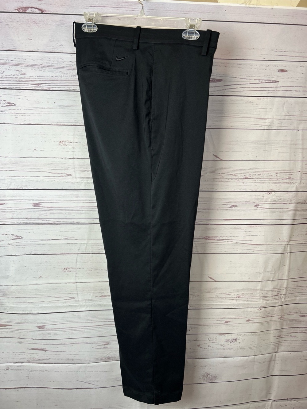 Nike Golf Mens Black 38x30 Pants Dri-Fit Slacks Stretch Performance